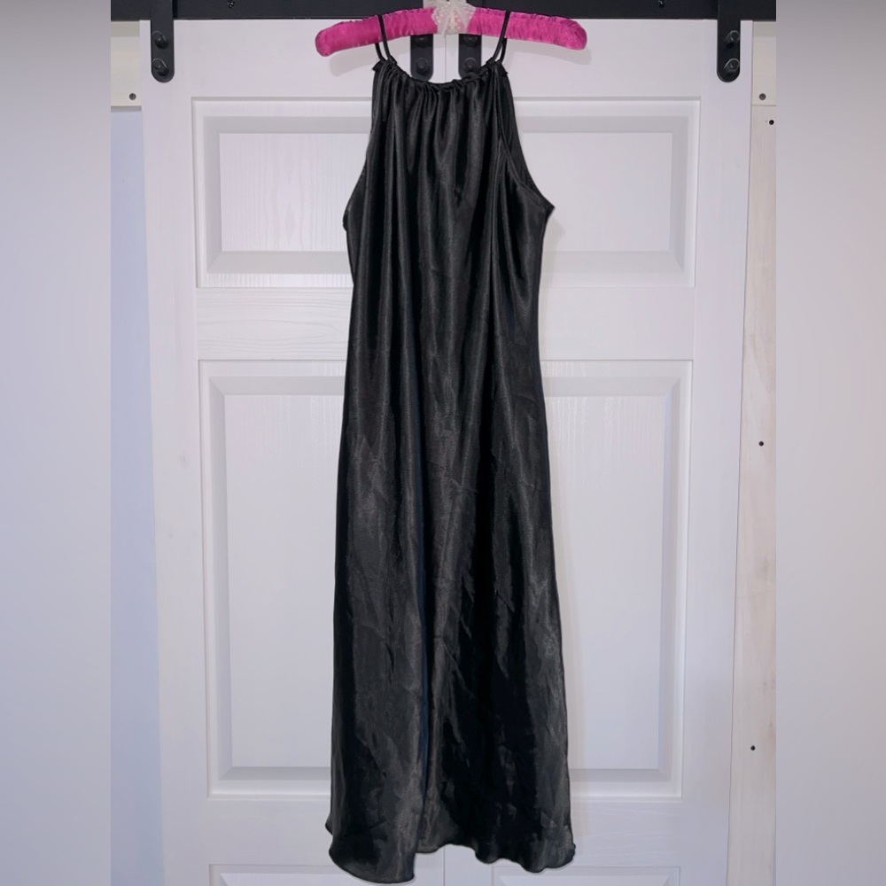 BEBE Satin Dress Large EUC